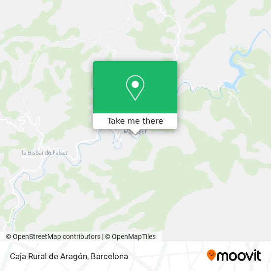 mapa Caja Rural de Aragón