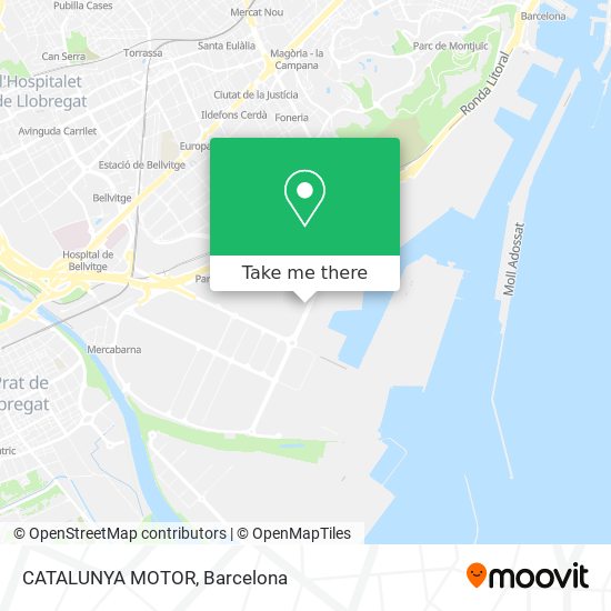 mapa CATALUNYA MOTOR