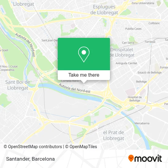 Santander map