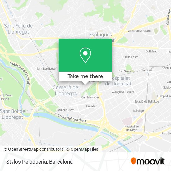 Stylos Peluqueria map