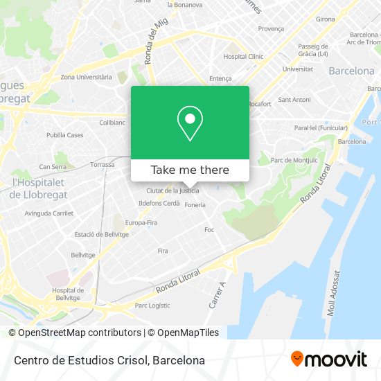 Centro de Estudios Crisol map