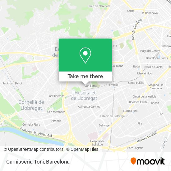 Carnisseria Toñi map