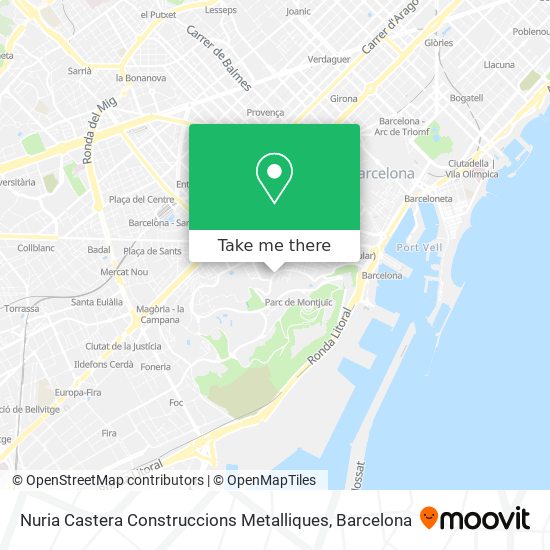 Nuria Castera Construccions Metalliques map