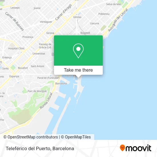 Teleférico del Puerto map
