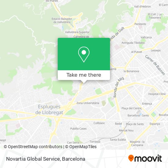 Novartia Global Service map