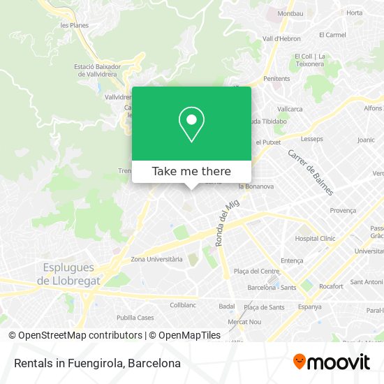 Rentals in Fuengirola map