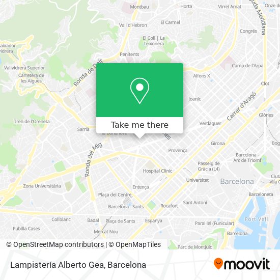 Lampistería Alberto Gea map