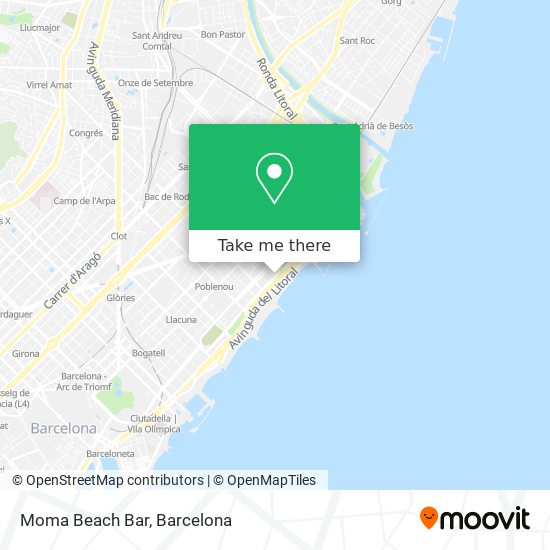 Moma Beach Bar map