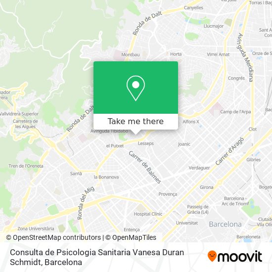 Consulta de Psicologia Sanitaria Vanesa Duran Schmidt map