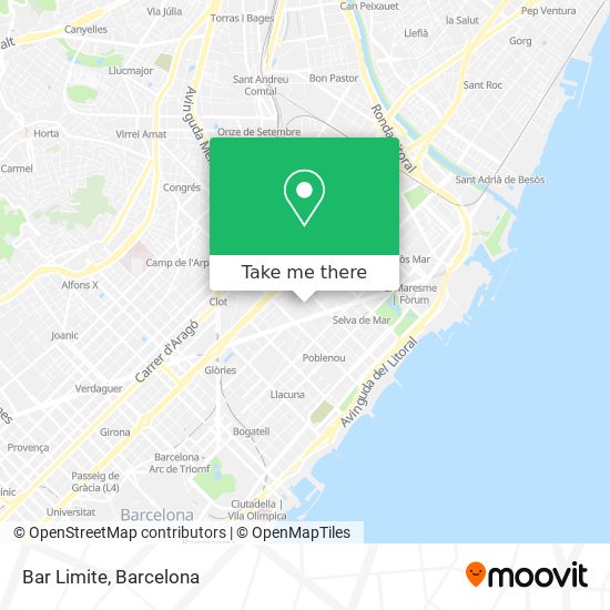 Bar Limite map