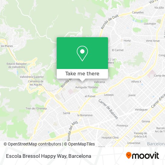 Escola Bressol Happy Way map