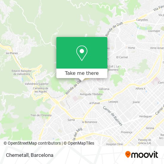 Chemetall map