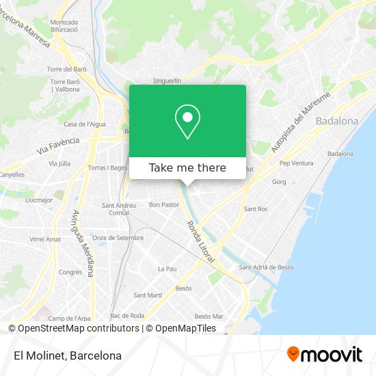 El Molinet map