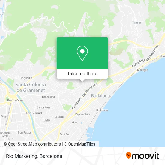 Rio Marketing map