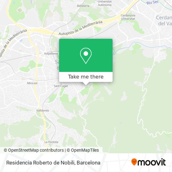 mapa Residencia Roberto de Nobili