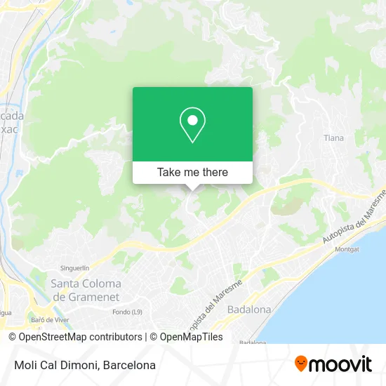 Moli Cal Dimoni map