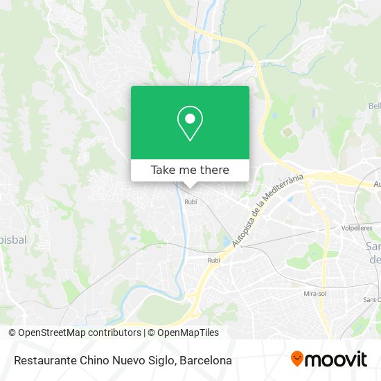 Restaurante Chino Nuevo Siglo map