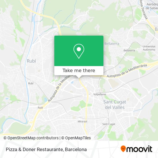 Pizza & Doner Restaurante map