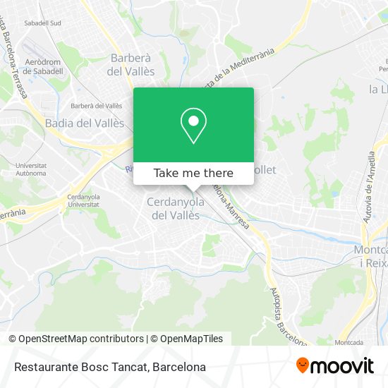 Restaurante Bosc Tancat map