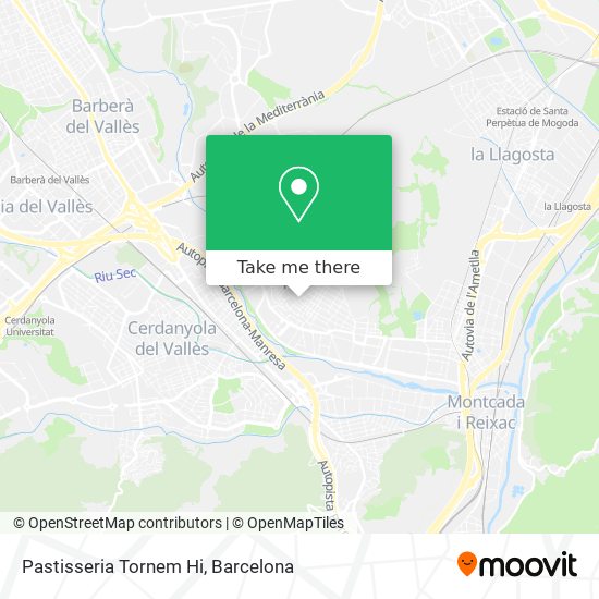 Pastisseria Tornem Hi map