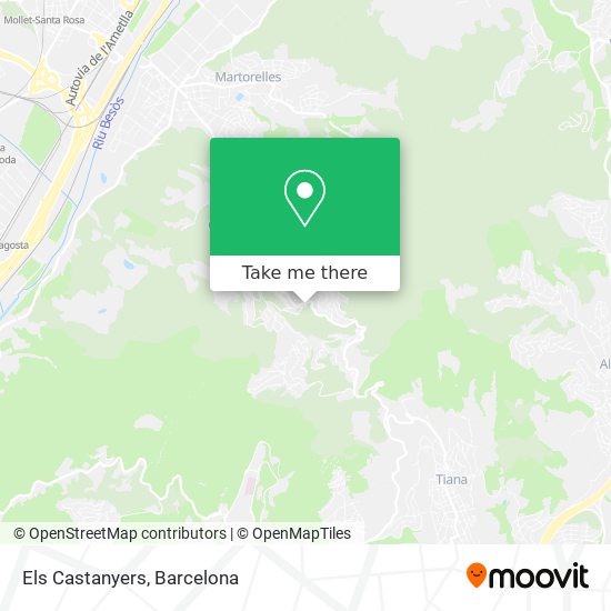 Els Castanyers map