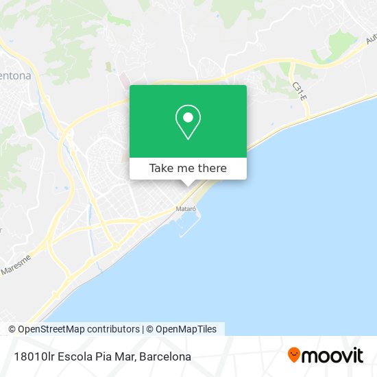 18010lr Escola Pia Mar map