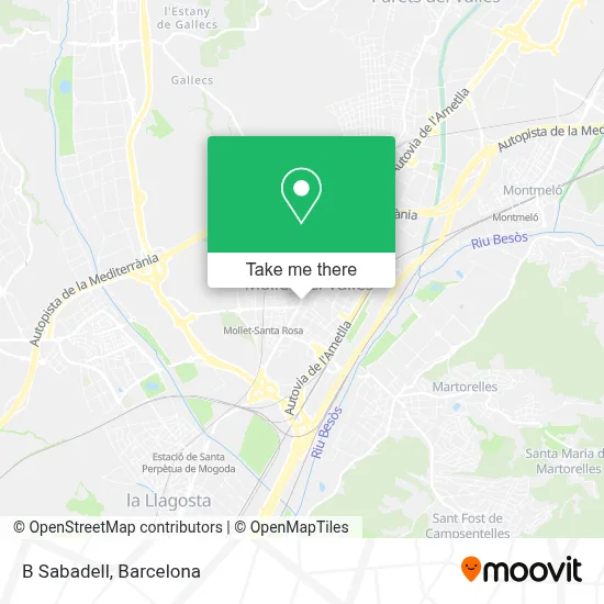 B Sabadell map