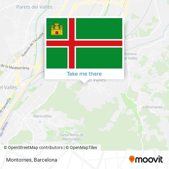 Montornes map