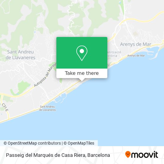 Passeig del Marqués de Casa Riera map