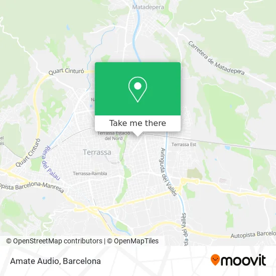 mapa Amate Audio