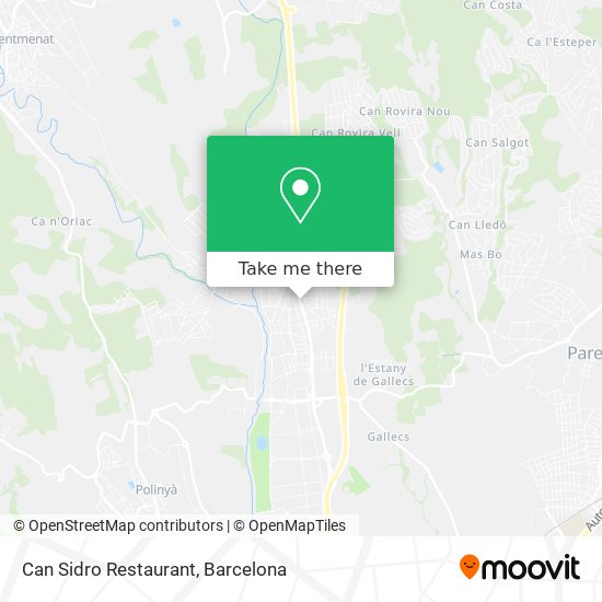 Can Sidro Restaurant map