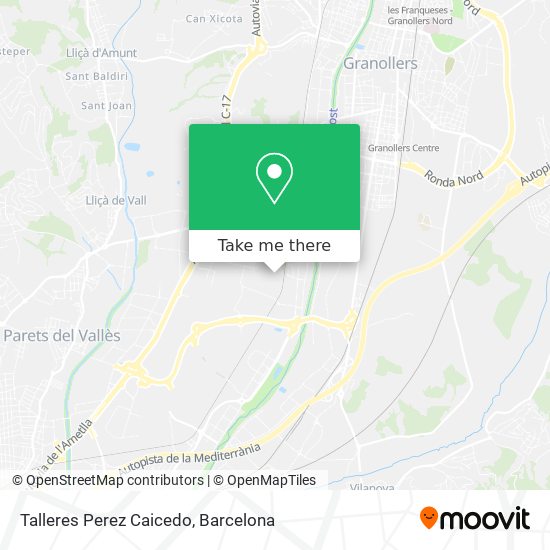 Talleres Perez Caicedo map