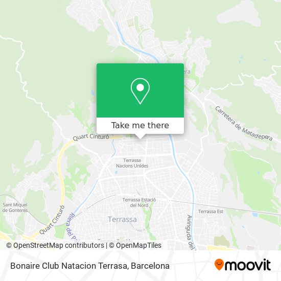 Bonaire Club Natacion Terrasa map