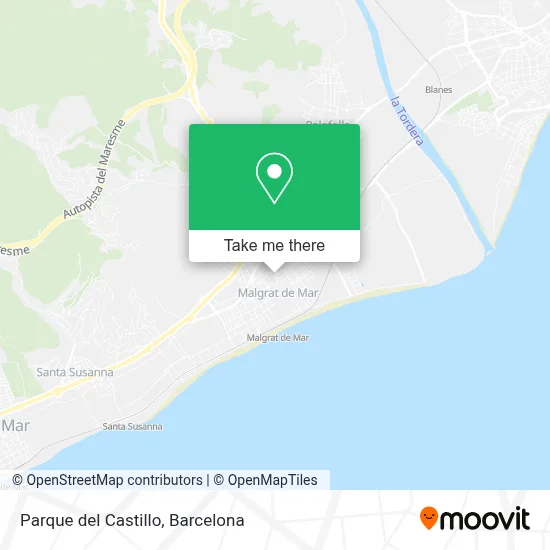 Parque del Castillo map