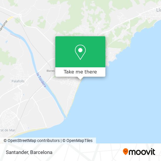 Santander map