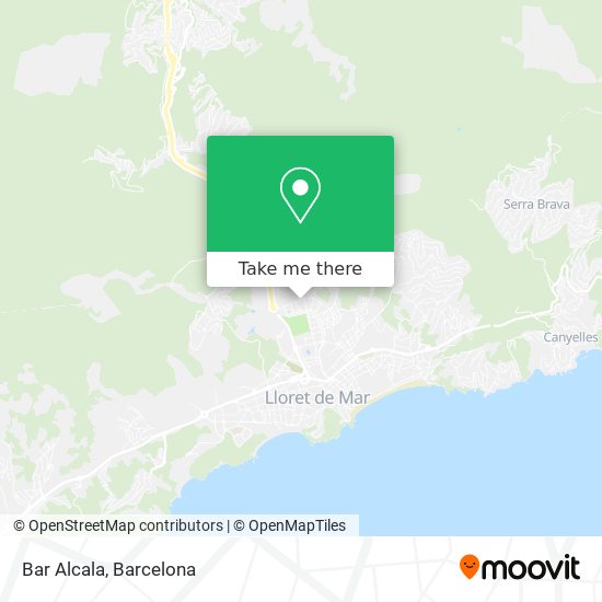 mapa Bar Alcala
