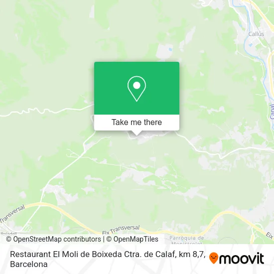 Restaurant El Moli de Boixeda Ctra. de Calaf, km 8,7 map