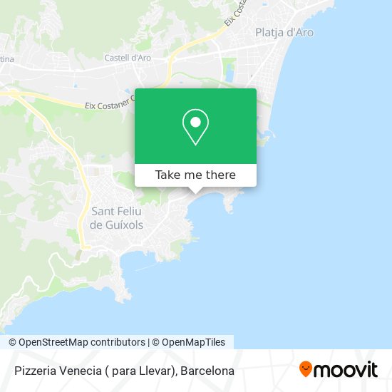 mapa Pizzeria Venecia ( para Llevar)