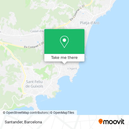 Santander map