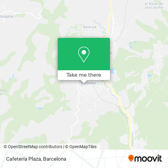 Cafetería Plaza map