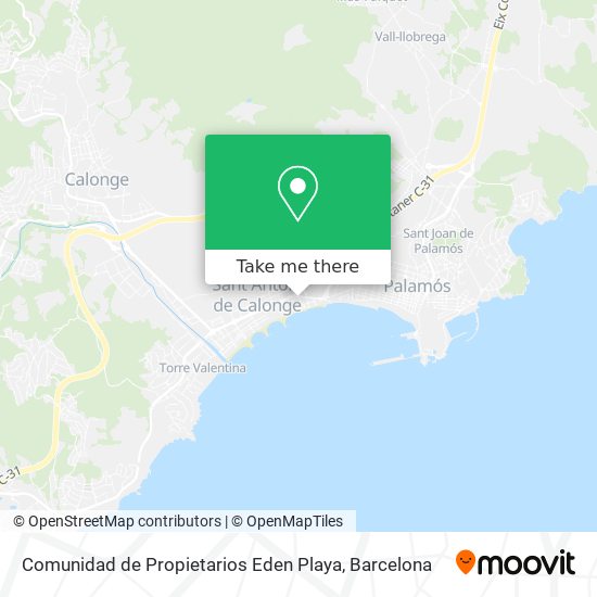 Comunidad de Propietarios Eden Playa map