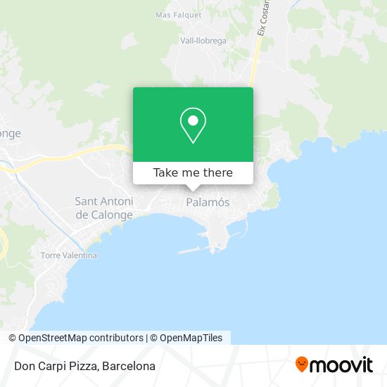 Don Carpi Pizza map