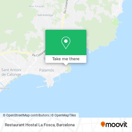 Restaurant Hostal La Fosca map