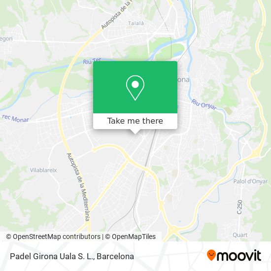 Padel Girona Uala S. L. map
