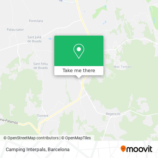 Camping Interpals map