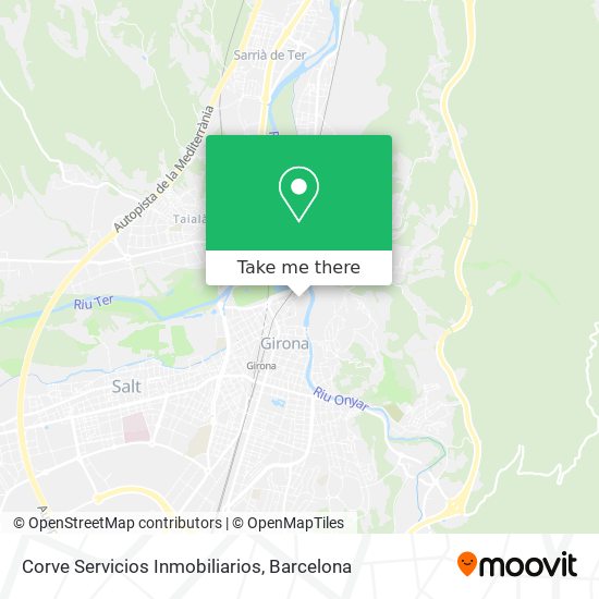 Corve Servicios Inmobiliarios map