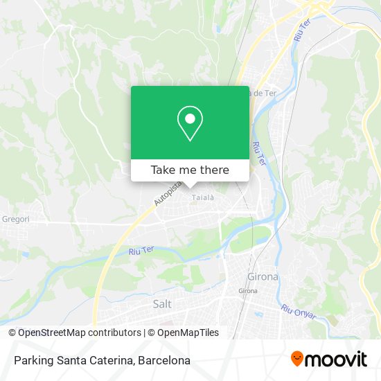 Parking Santa Caterina map