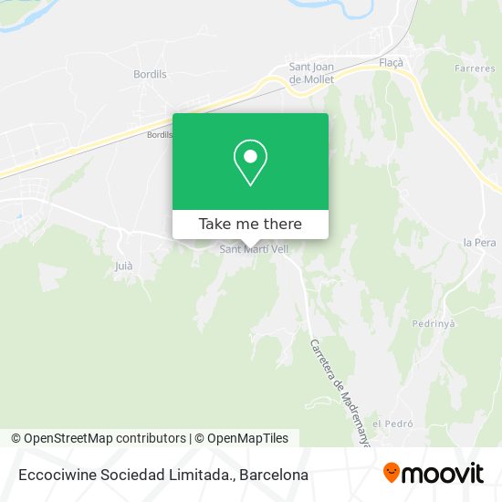 Eccociwine Sociedad Limitada. map