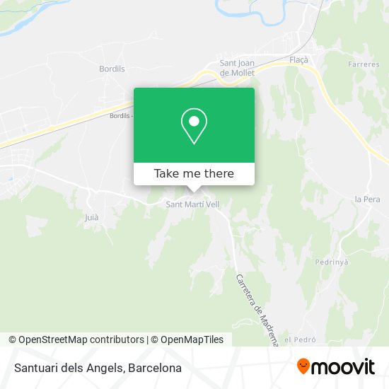 Santuari dels Angels map