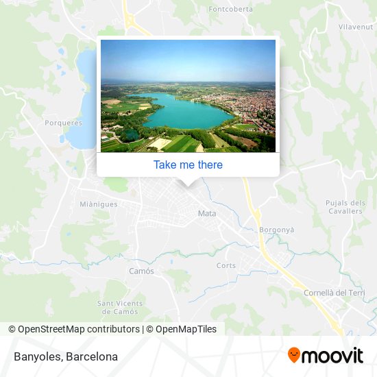 Banyoles map